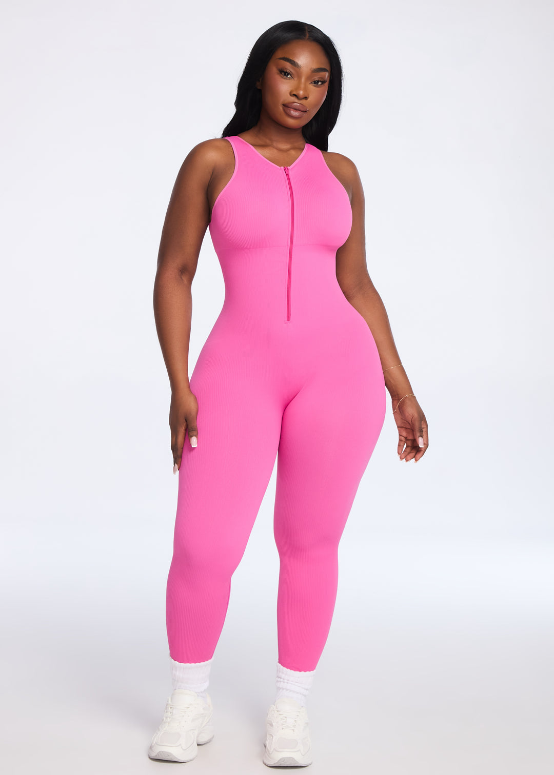 Front Zip Jumpsuit