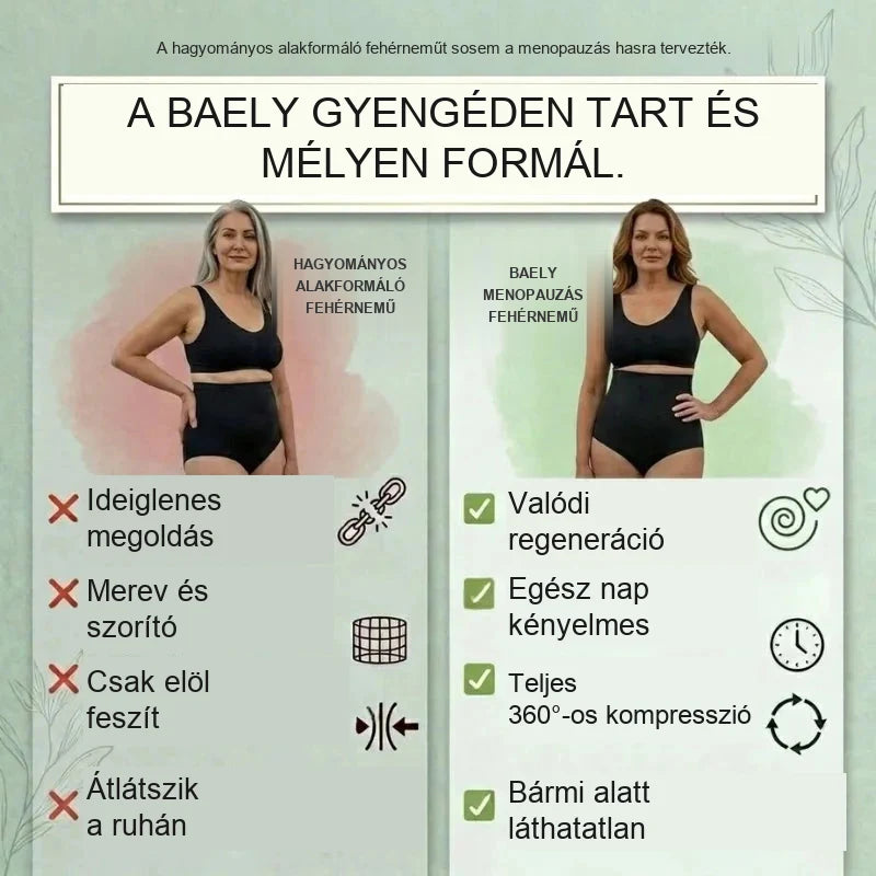 Magas derekú alakformáló alsó a szülés utáni időszakra és a menopauzára