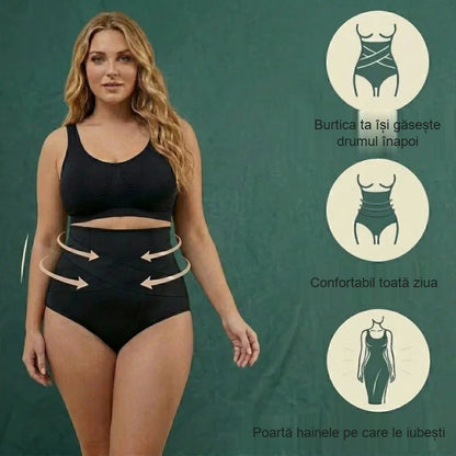 Chilot Modelator cu Talie Înaltă pentru Perioada de După Naștere și Menopauză